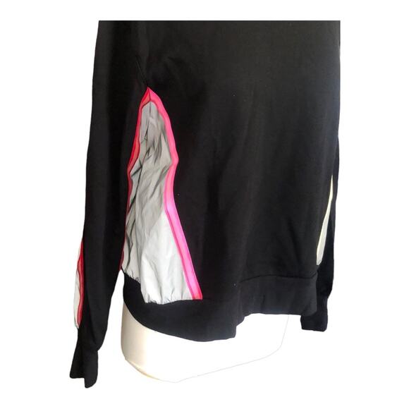 Terez Women’s Made In USA Glow Gear Reflective Neon Sweatshirt Multicolor - Picture 7 of 15